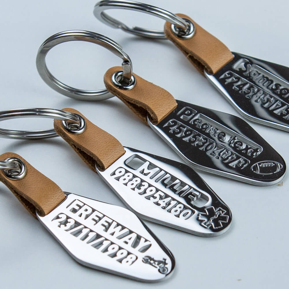 Openwork Personalized Keychains