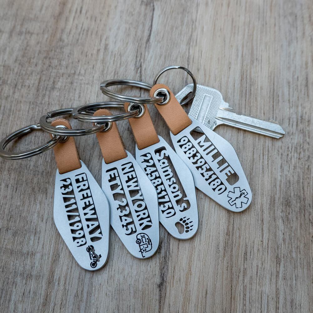 Openwork Personalized Keychains