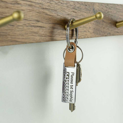 Openwork Personalized Keychain