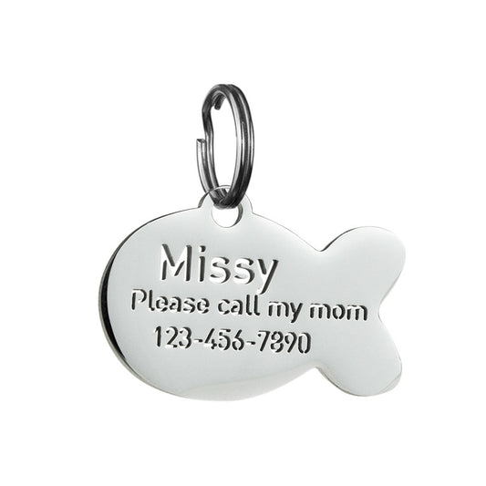little-fish-dog-tag